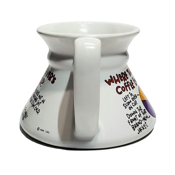 Shoebox Greetings Hallmark Mug Where Driver’s Coffee Ends Up Funny Cup Humor - Picture 4 of 10